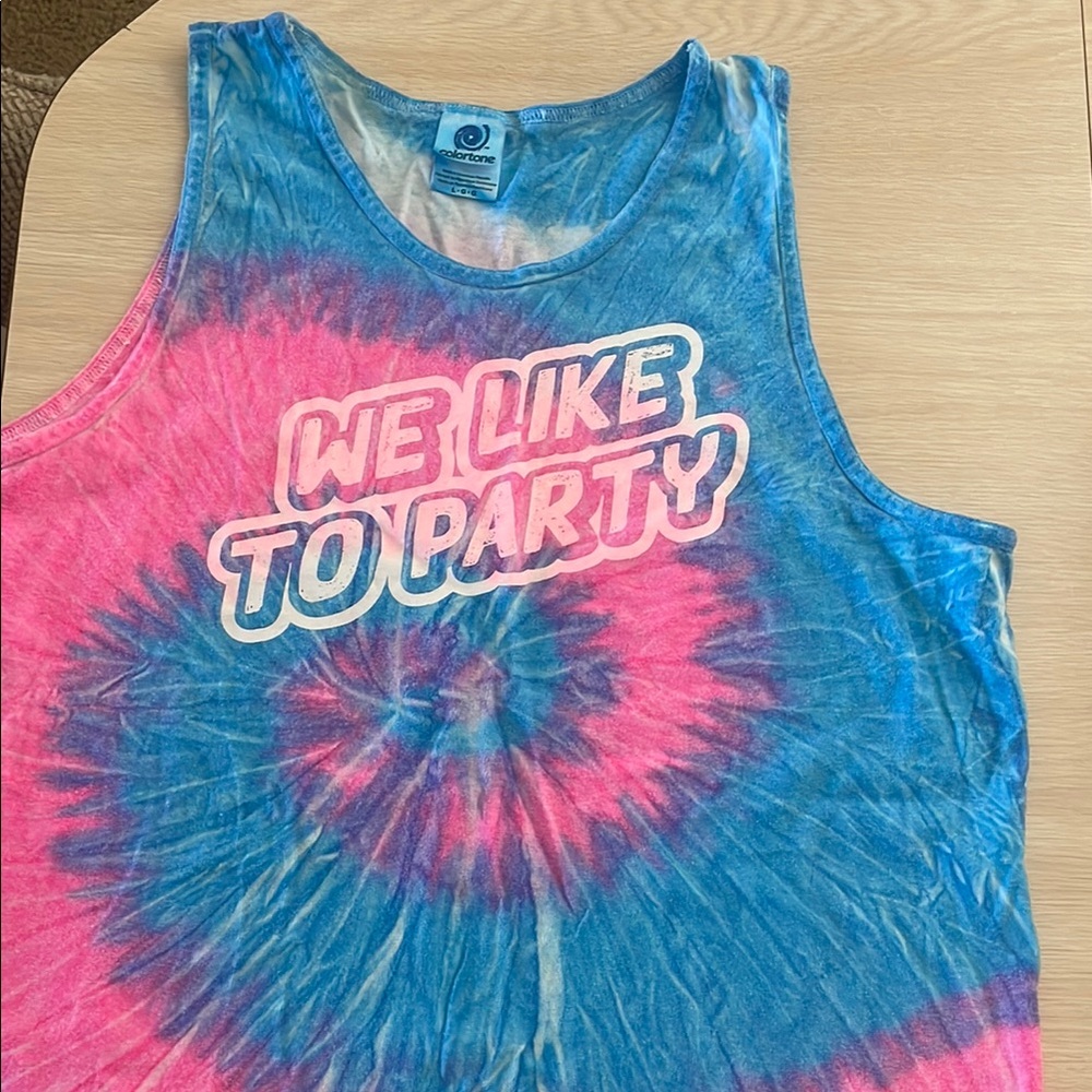 Tie Dye Party Tank Top